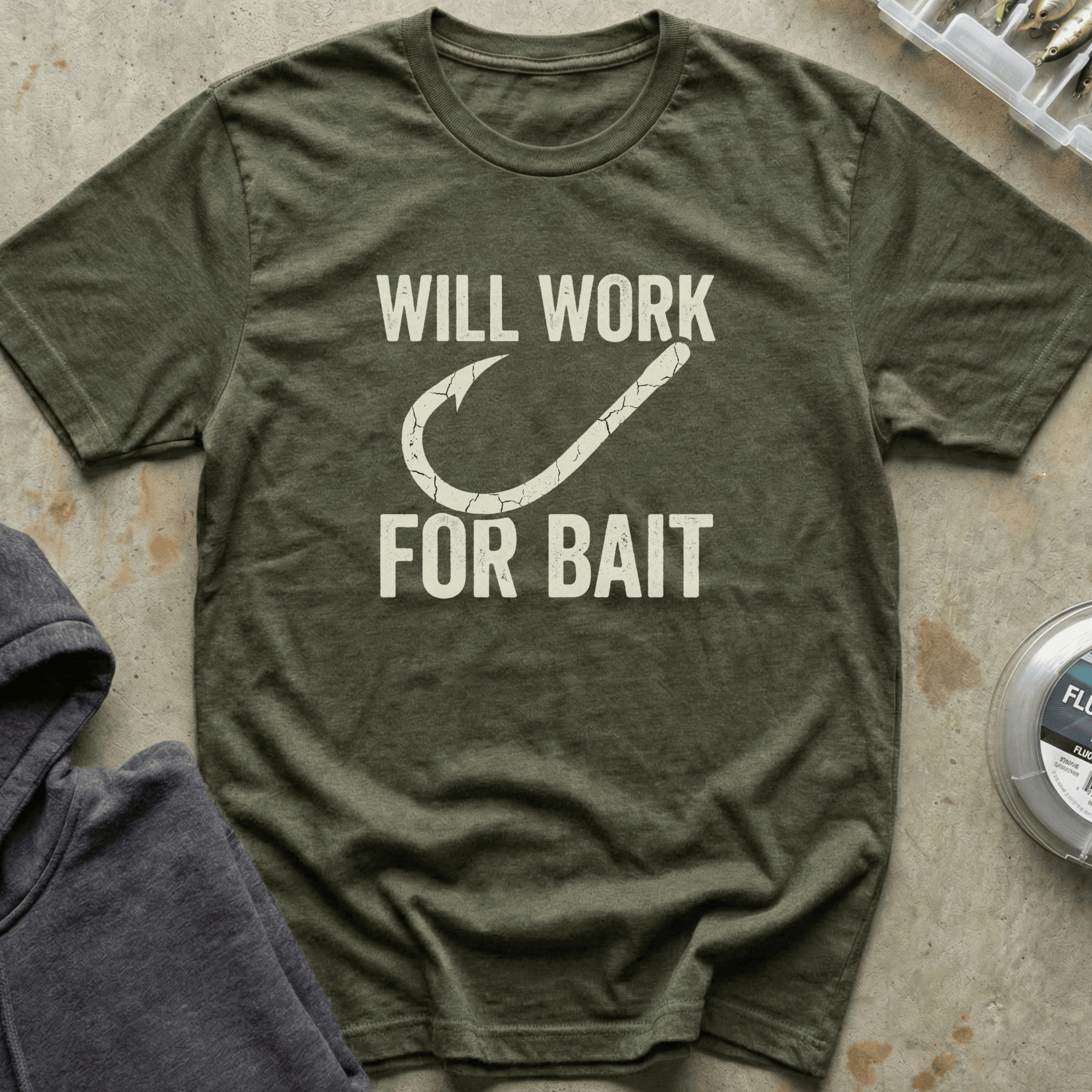 Will Work For Bait Tee