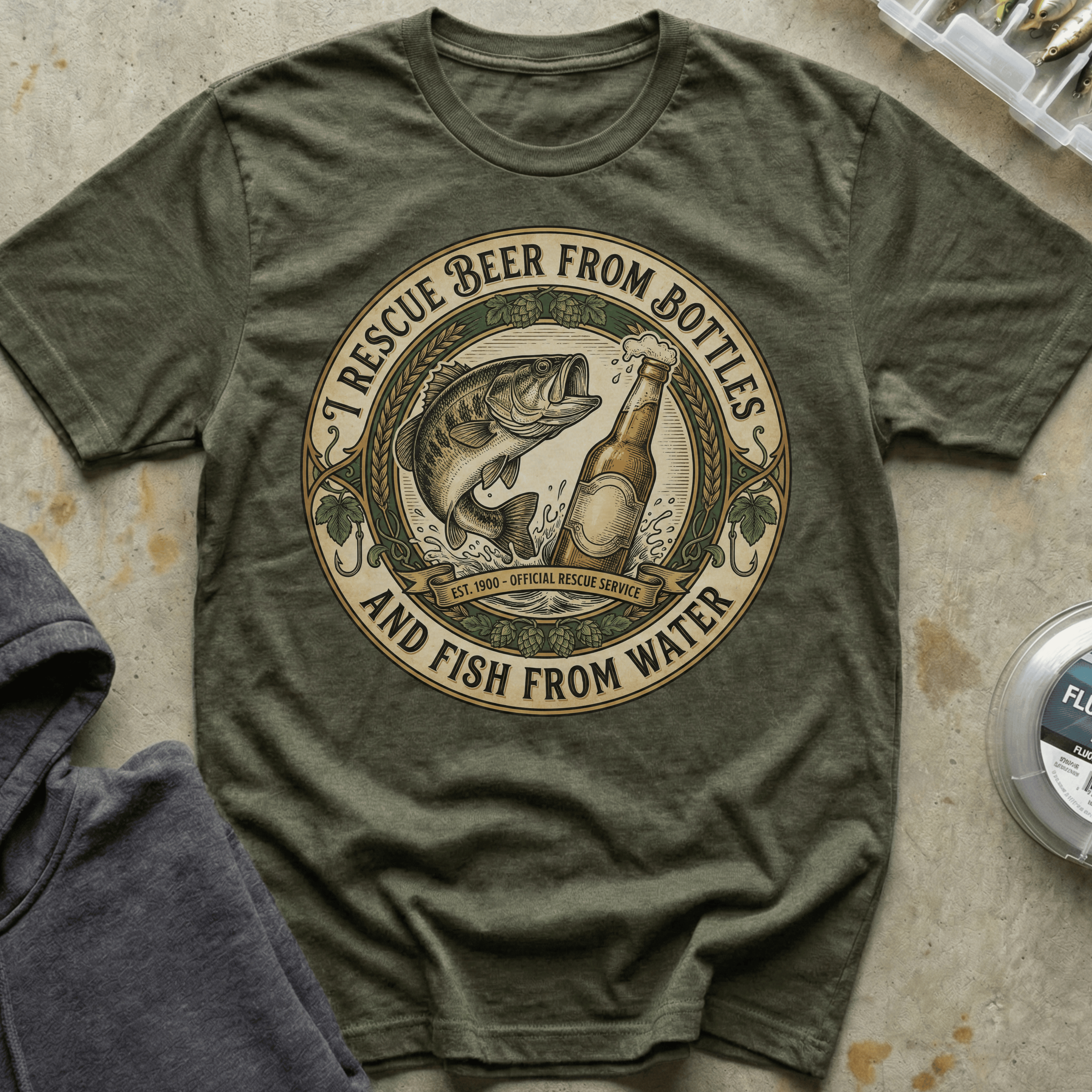 Rescue Beer & Fish IV Tee