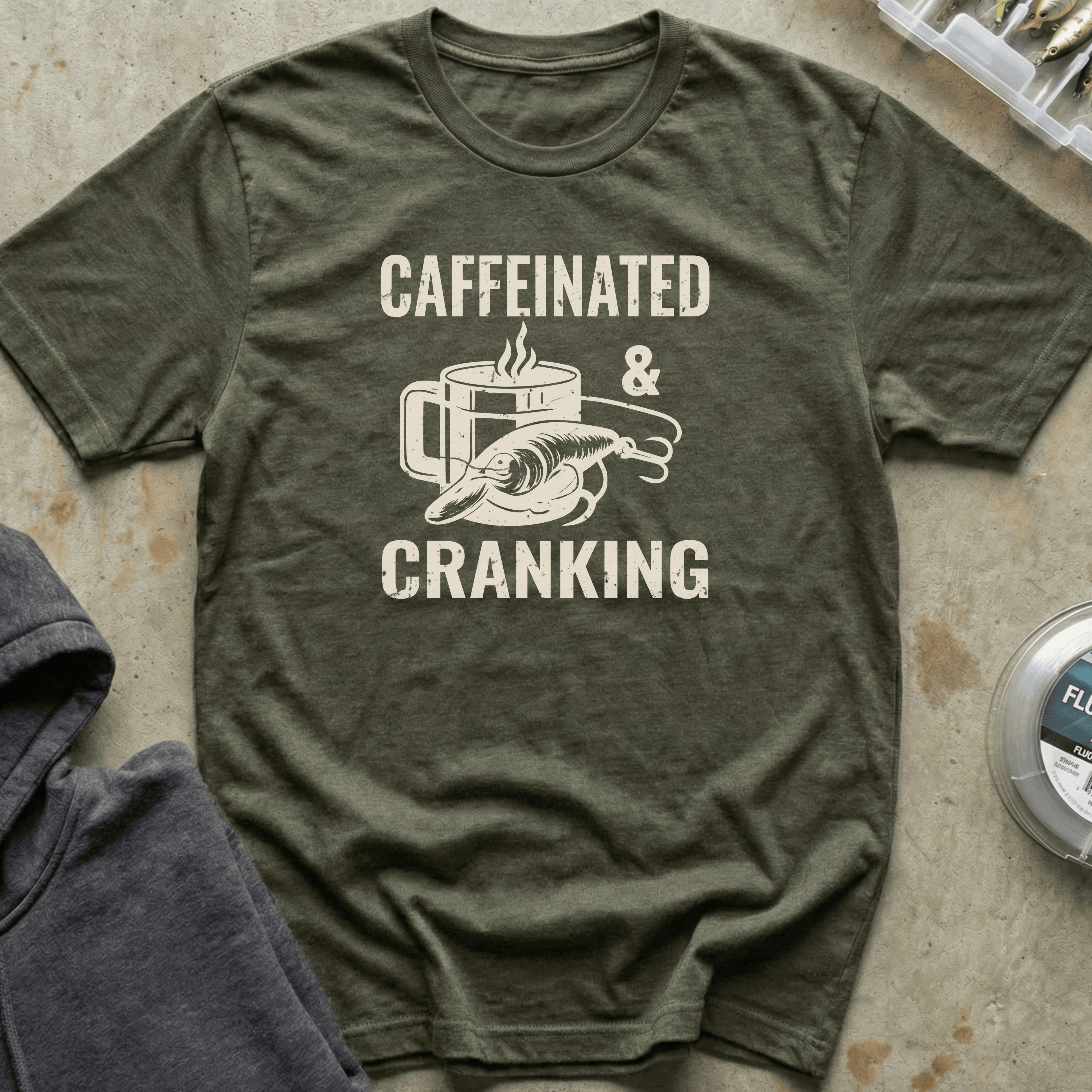 Caffeinated and Cranking Tee