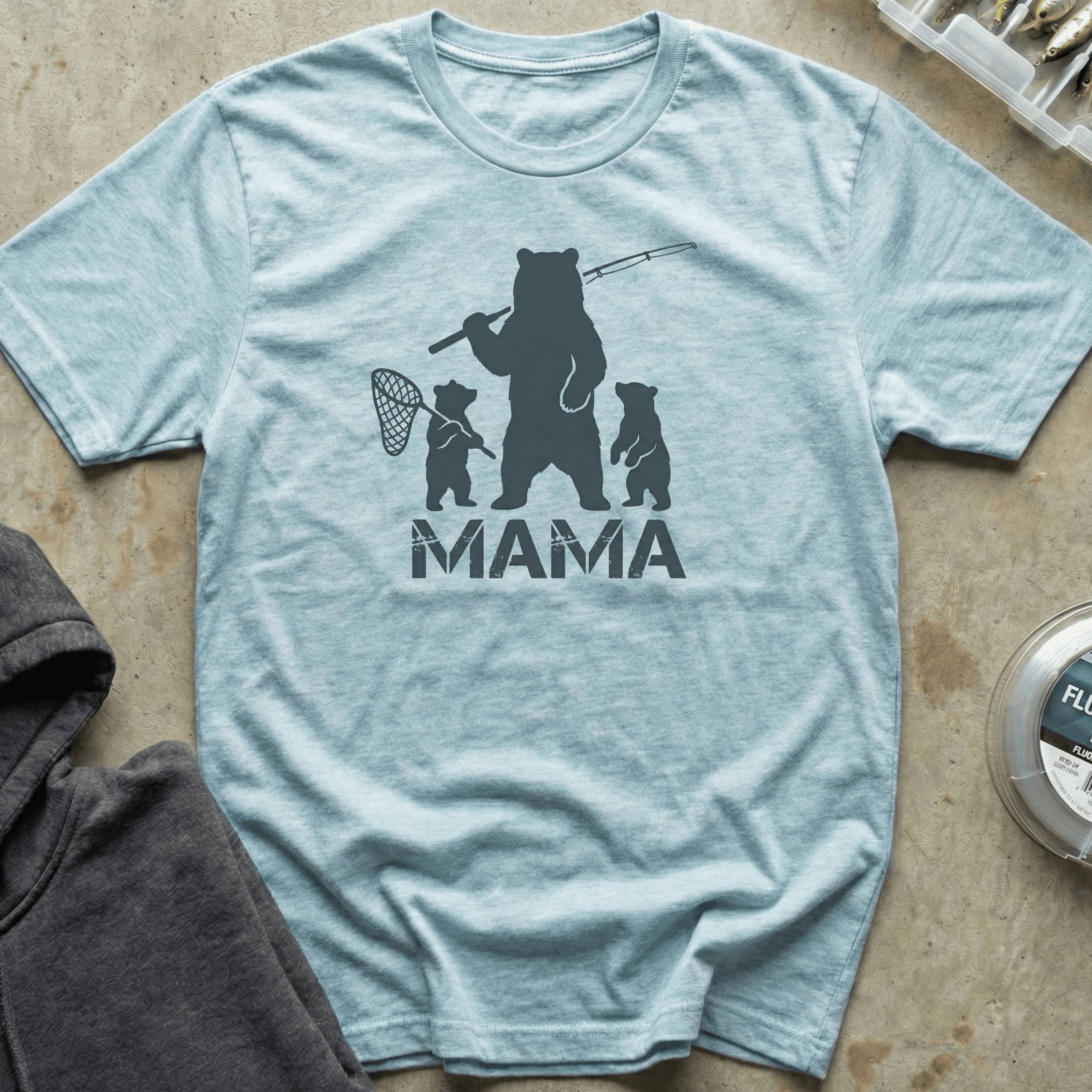 Mama Bear Fishing Tee