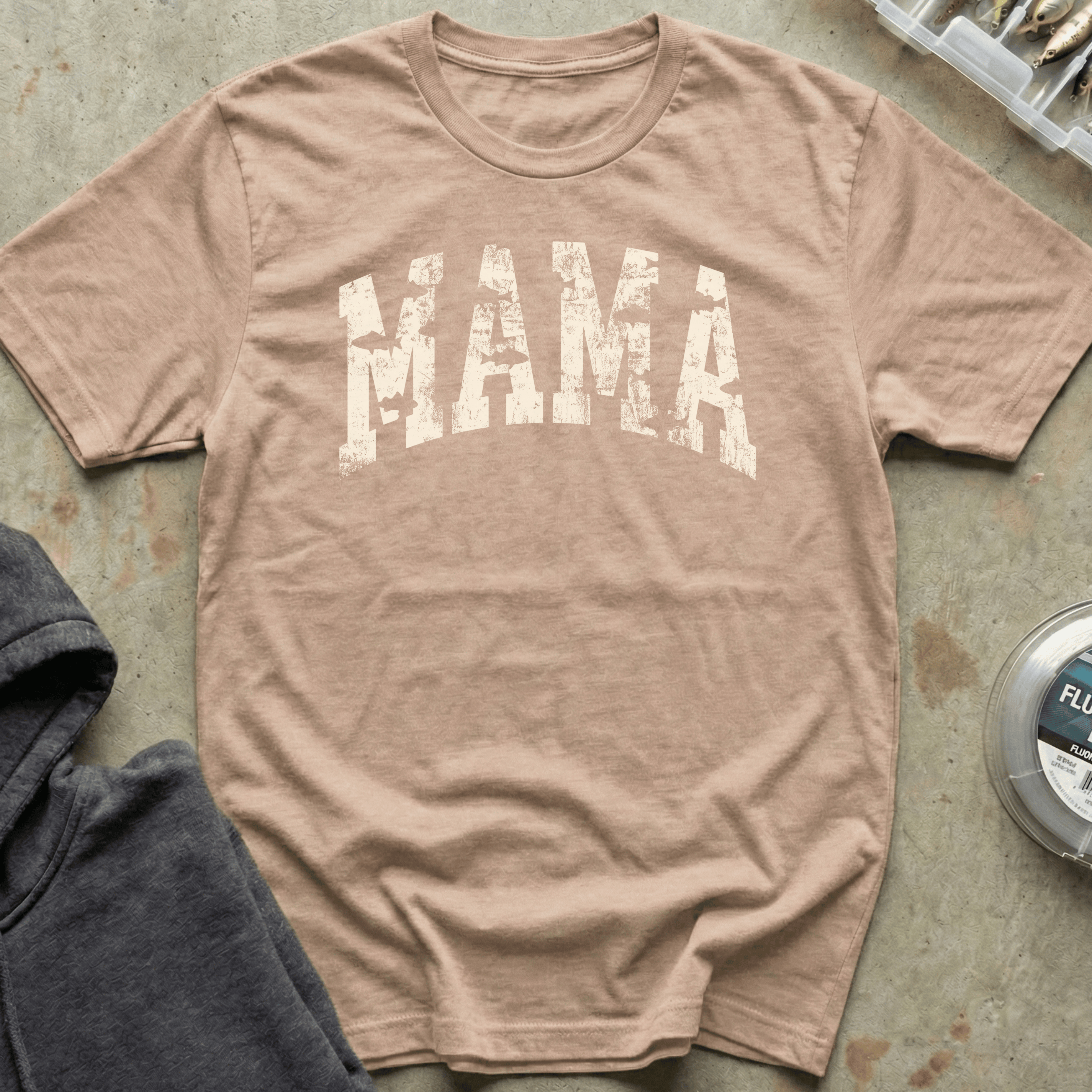 Varsity Fishing Mama Tee