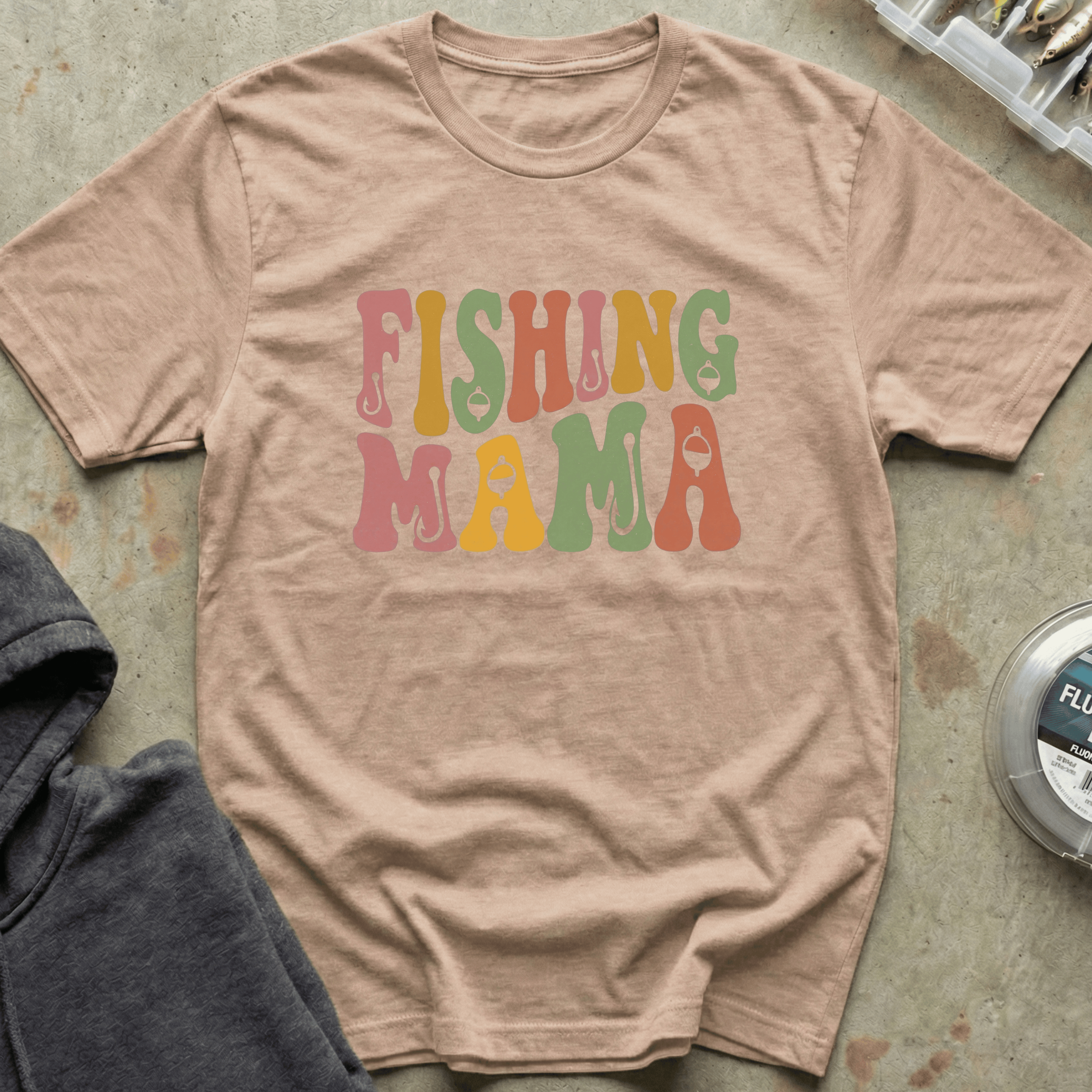 Fishing Mama Retro Tee