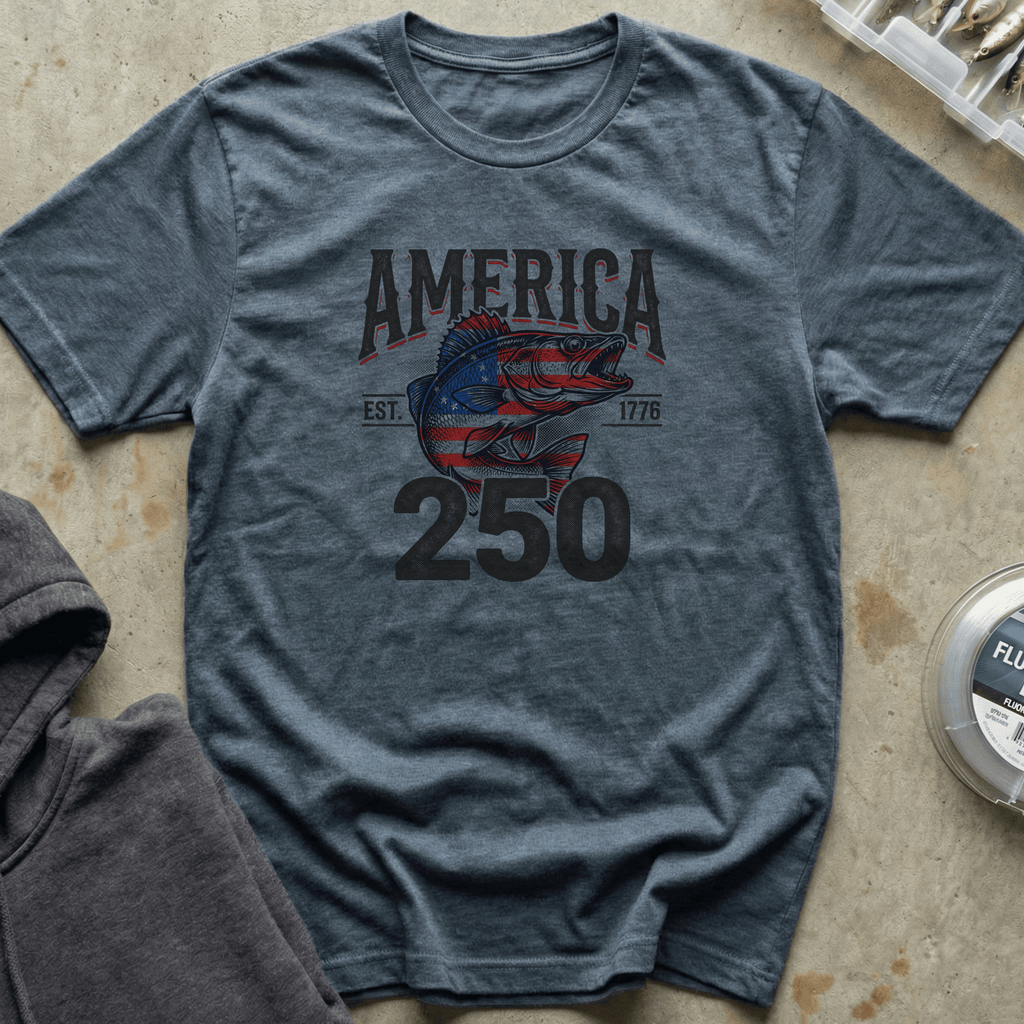 America 250 Walleye Tee
