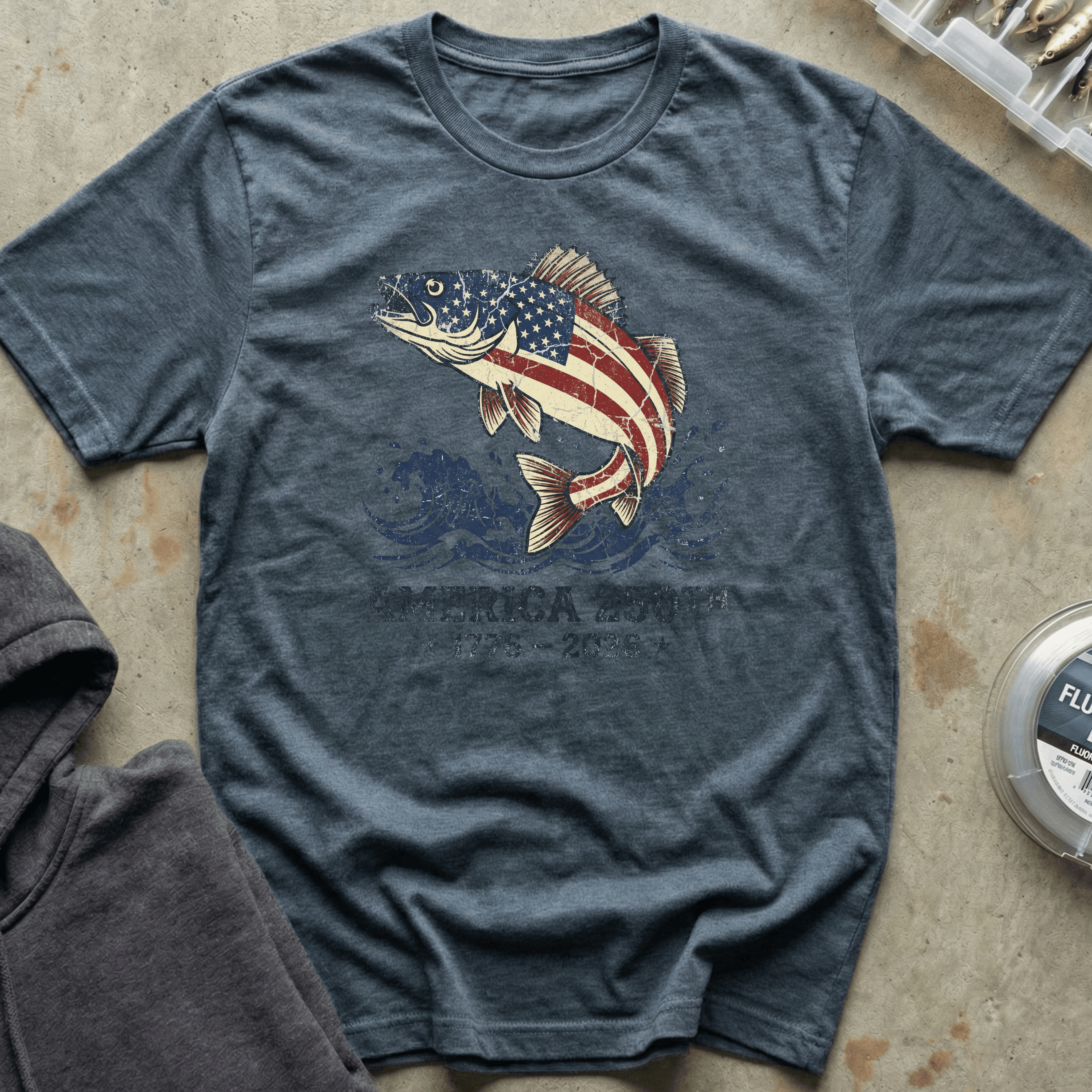 America 250 Walleye Tee