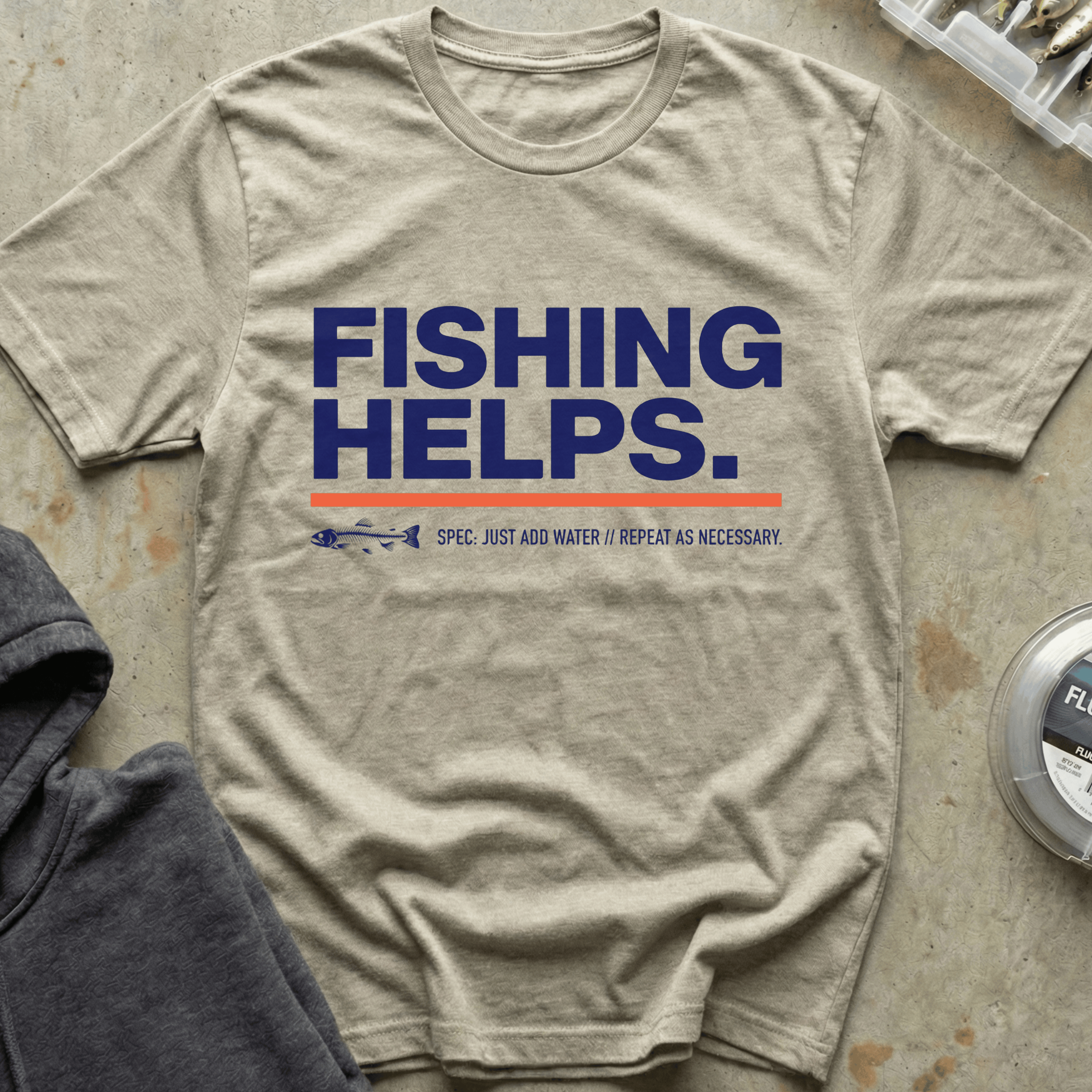 Fishing Helps Add Water Tee