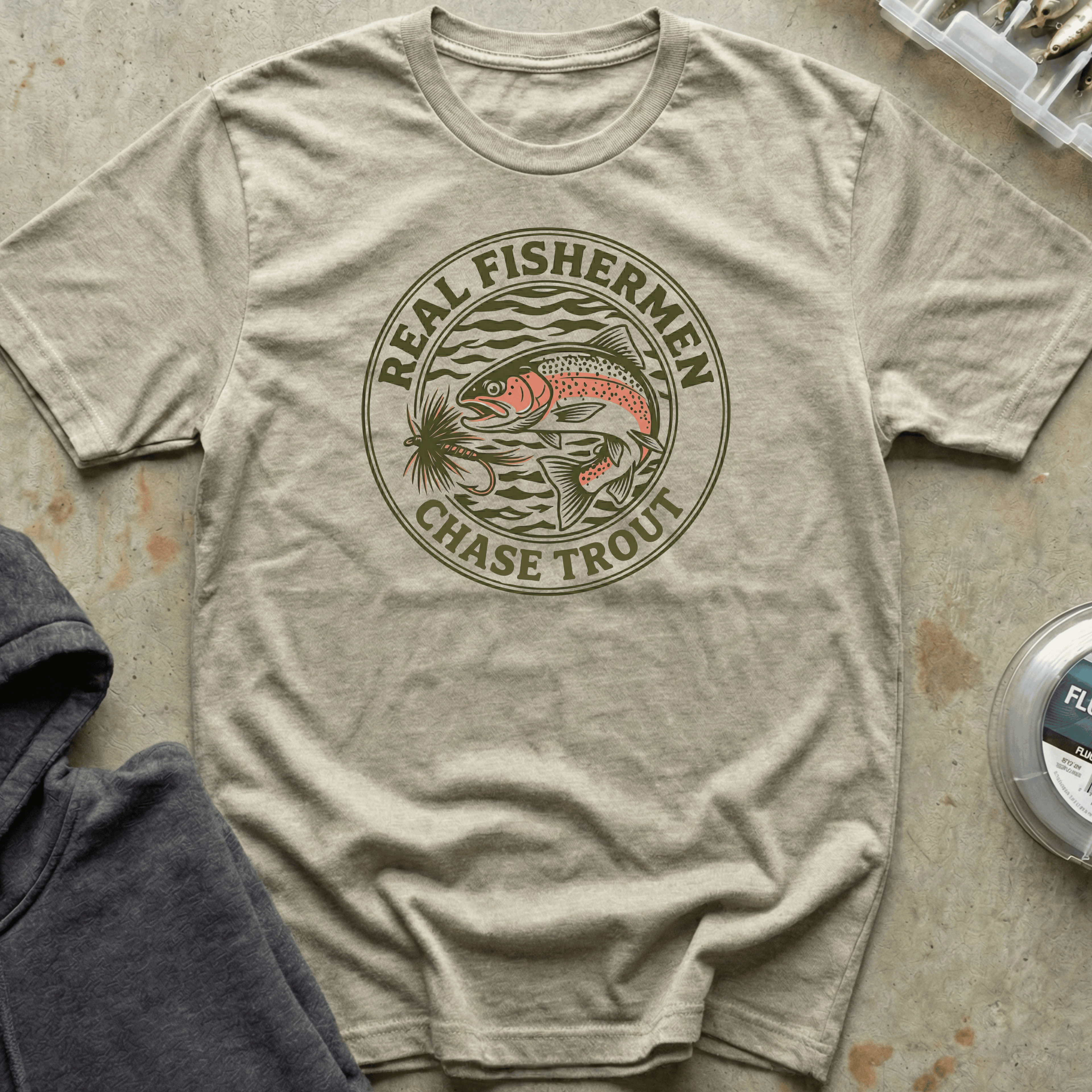 Real Fishermen Chase Trout II Tee