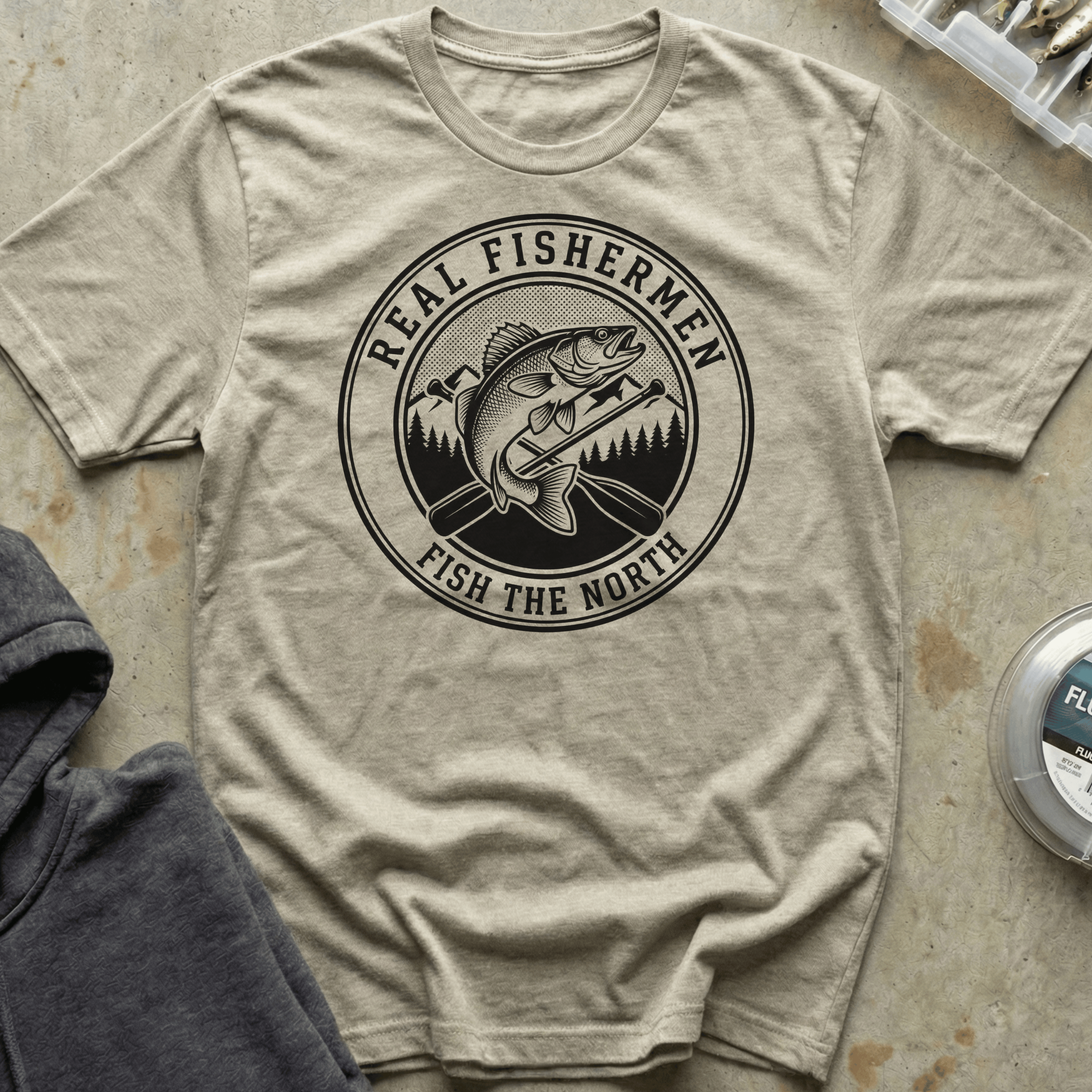 Real Fishermen: Fish The North Tee
