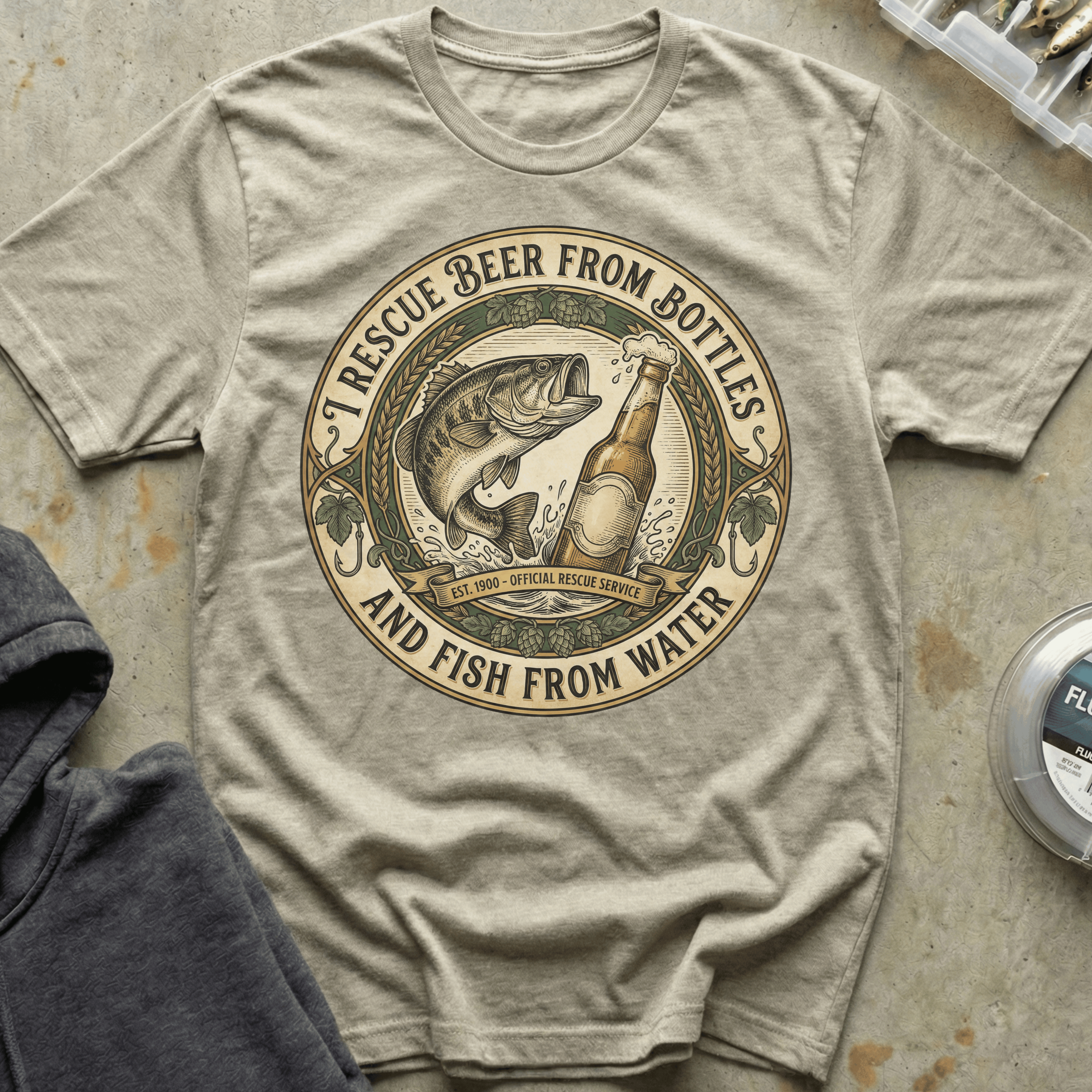 Rescue Beer & Fish IV Tee