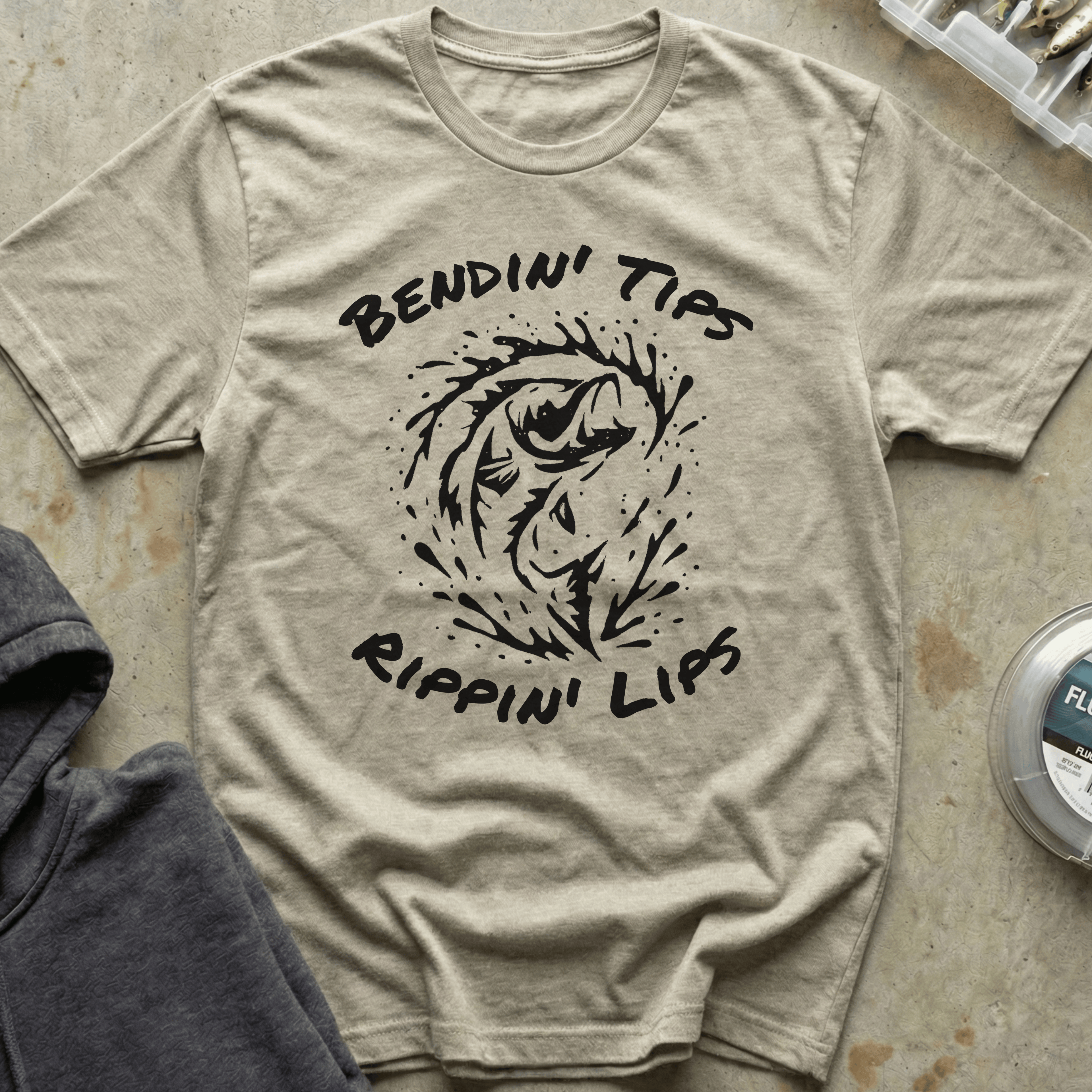 Bendin Tips, Rippin Lips Tee