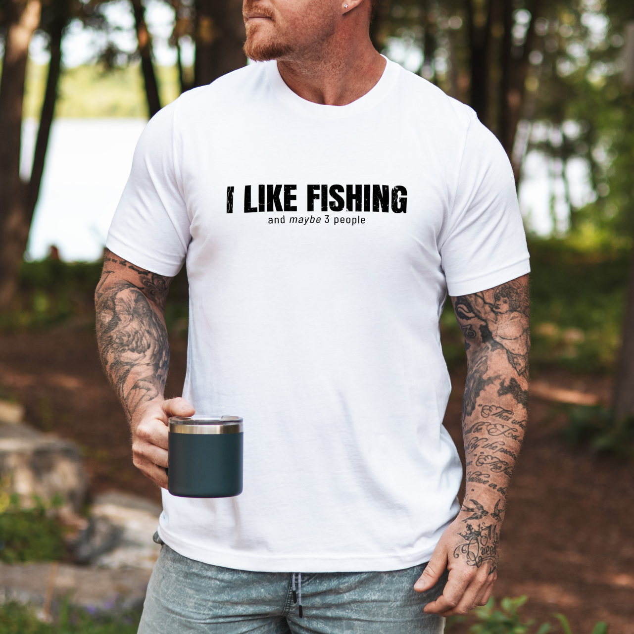 I Like Fishing Tee