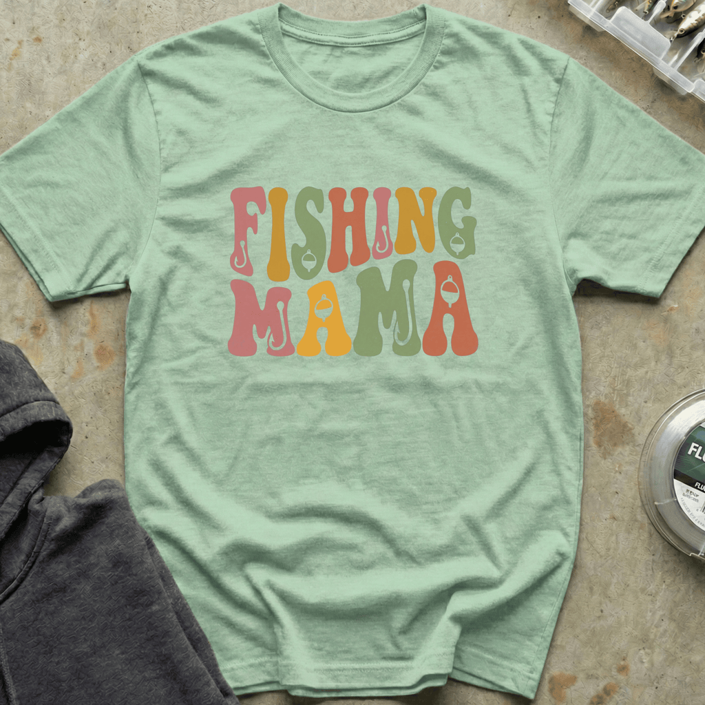 Fishing Mama Retro Tee