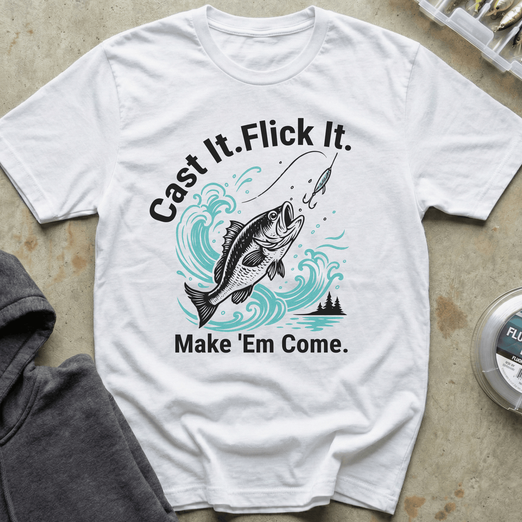 Cast It. Flick It. Tee