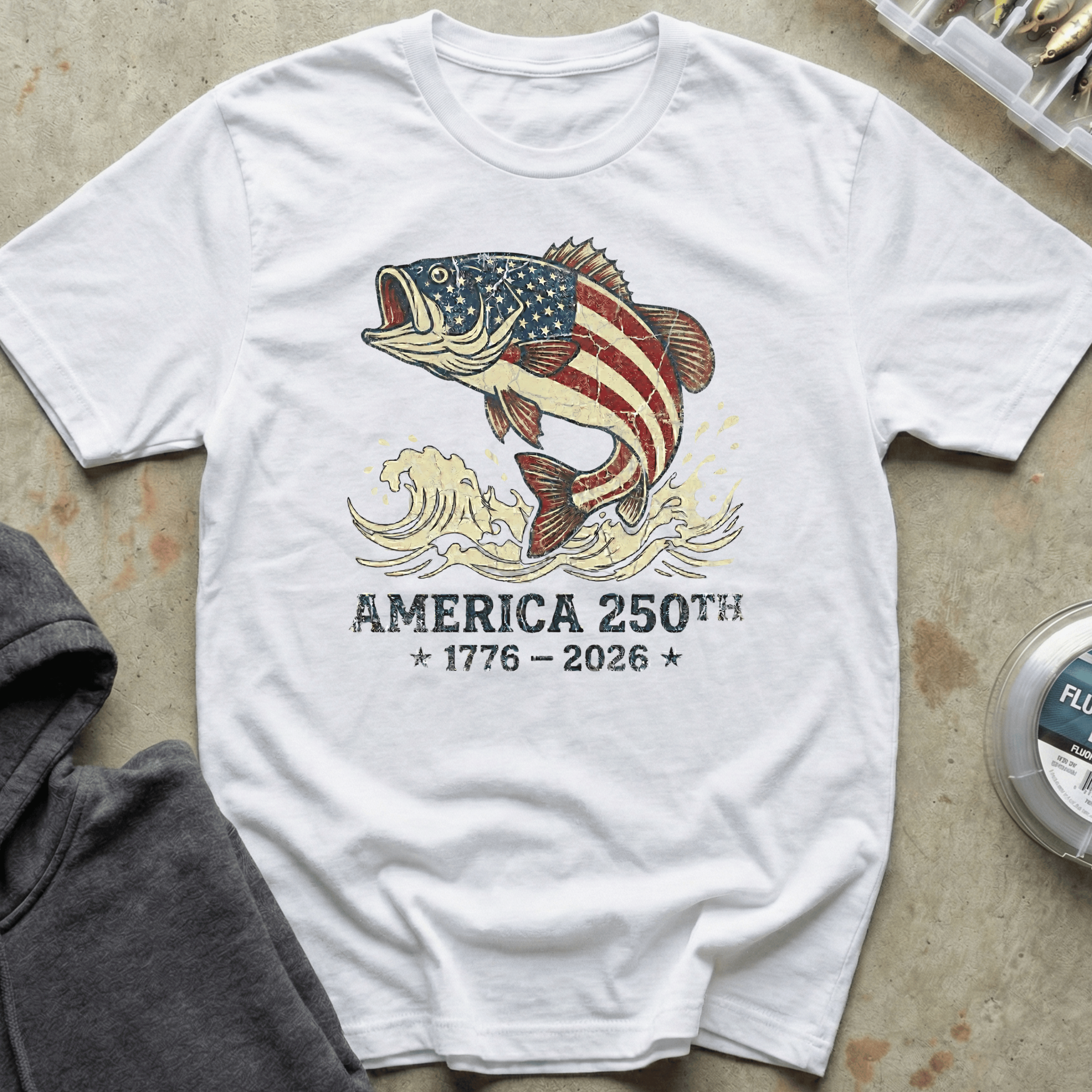 America 250 Bass Tee