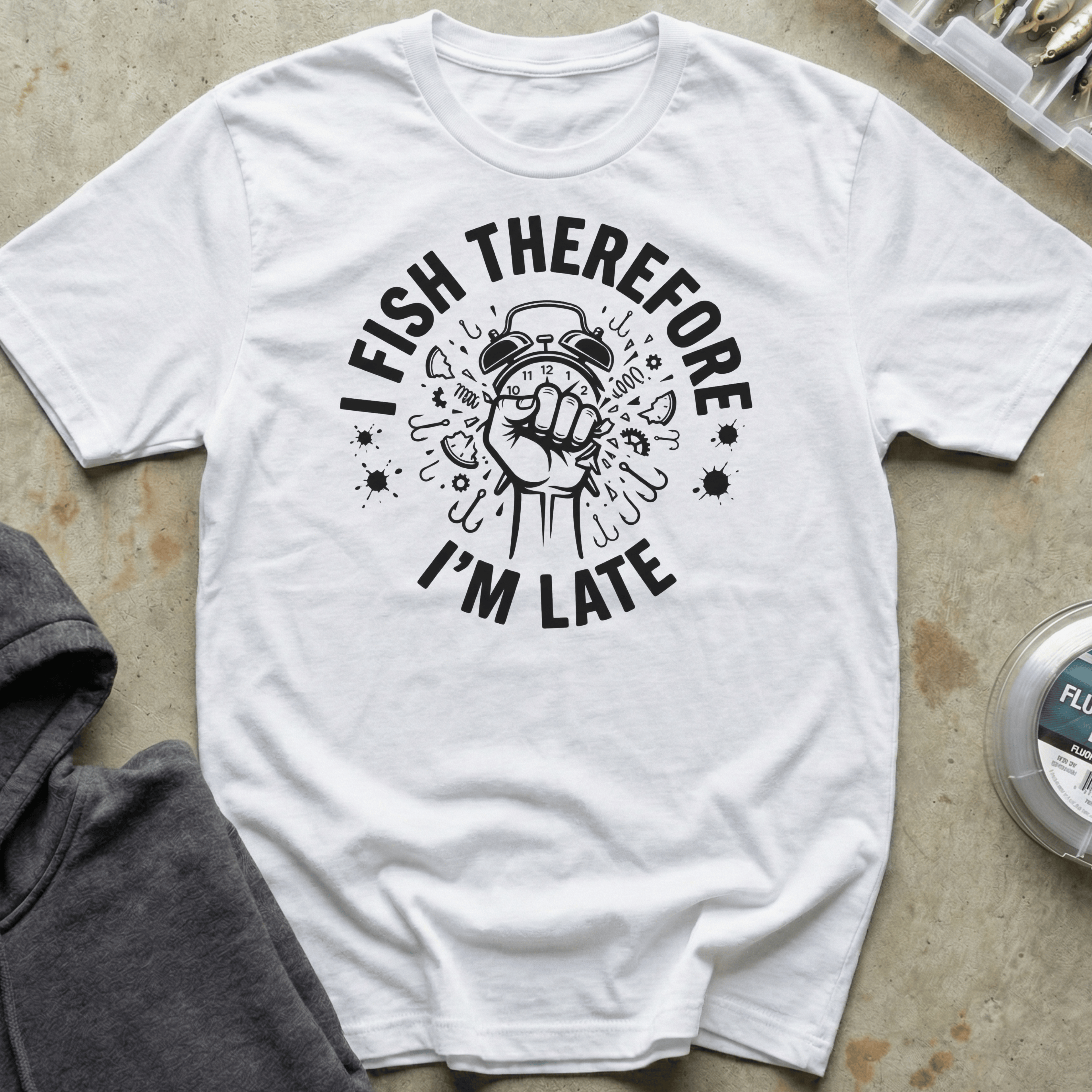I Fish, I'm Late Tee