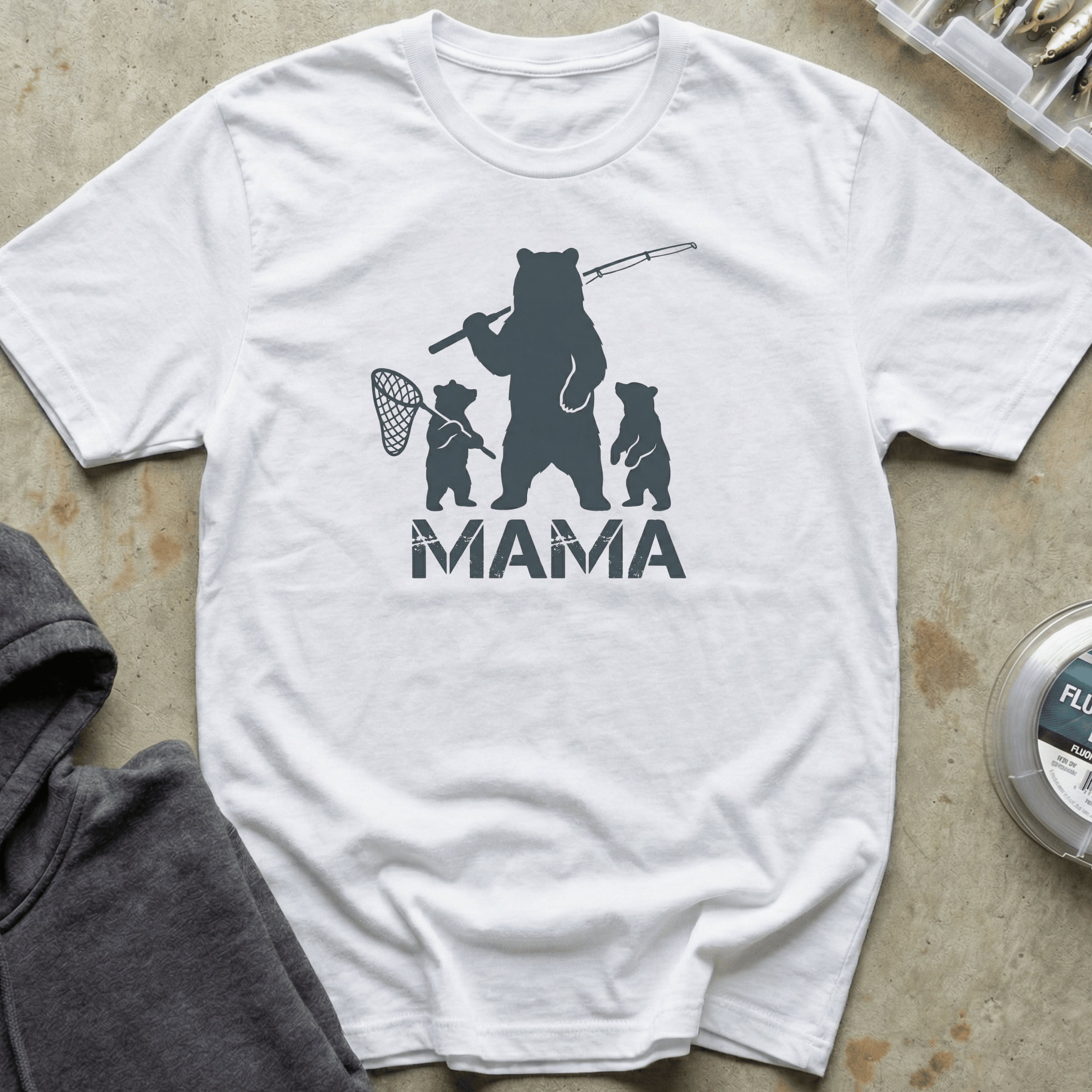 Mama Bear Fishing Tee