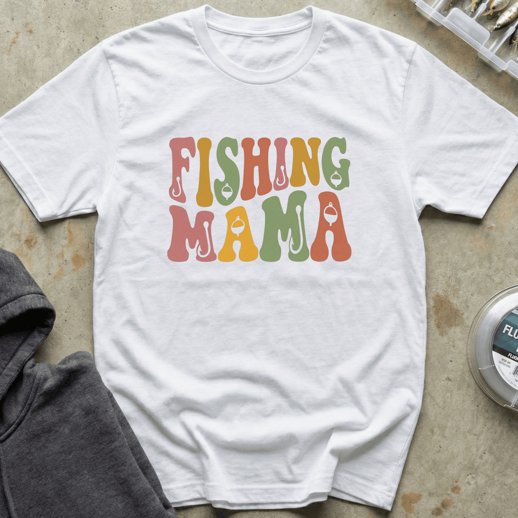 Fishing Mama Retro Tee