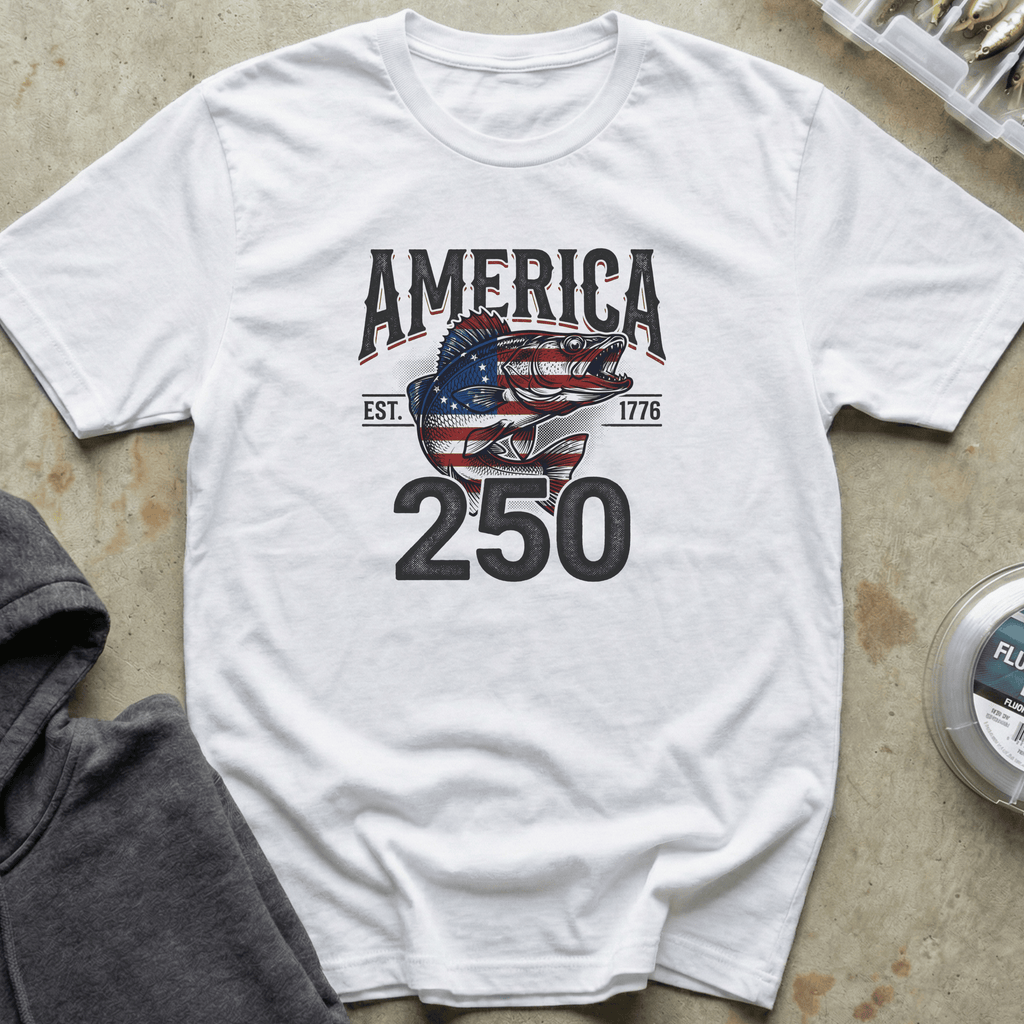 America 250 Walleye Tee