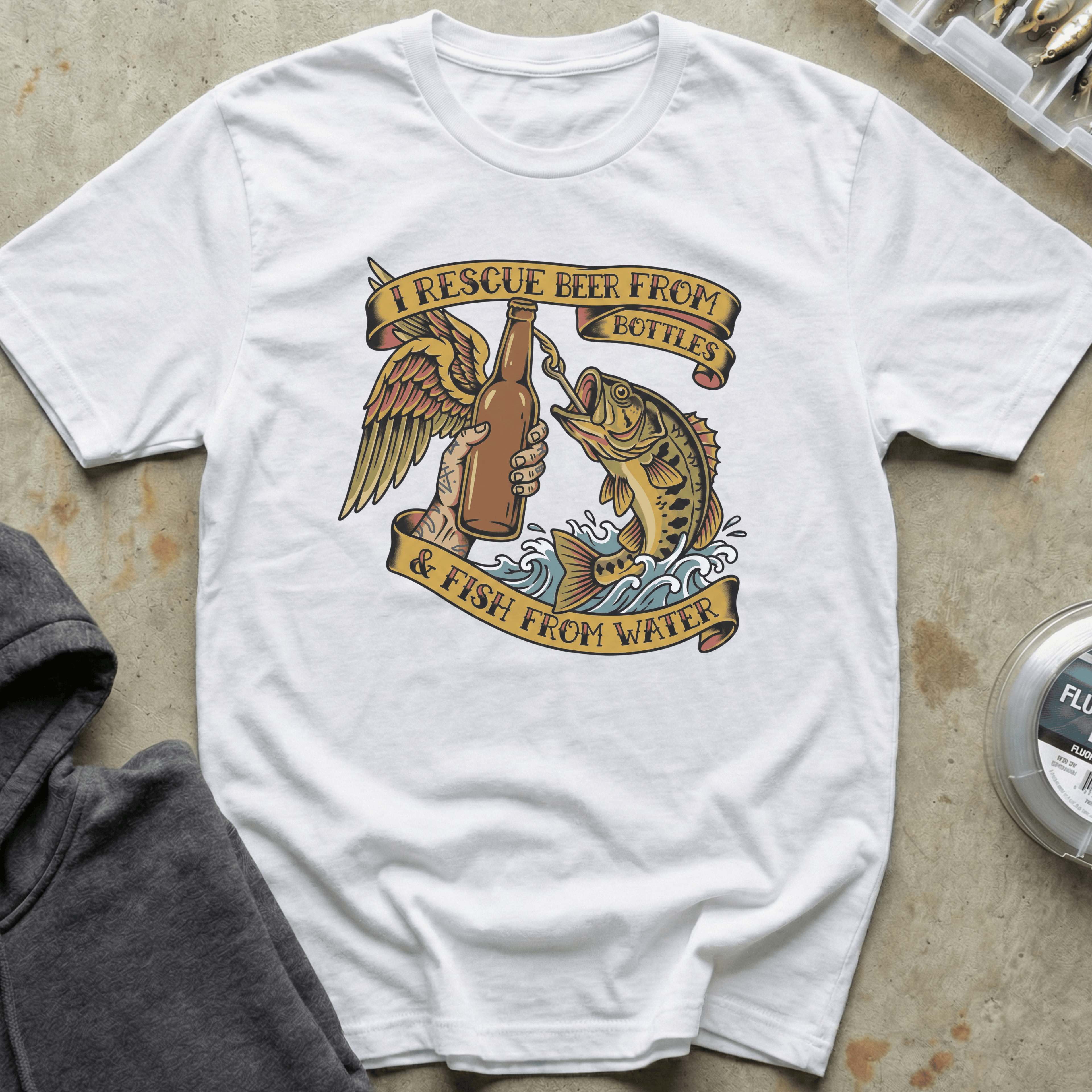 Rescue Beer & Fish III Tee