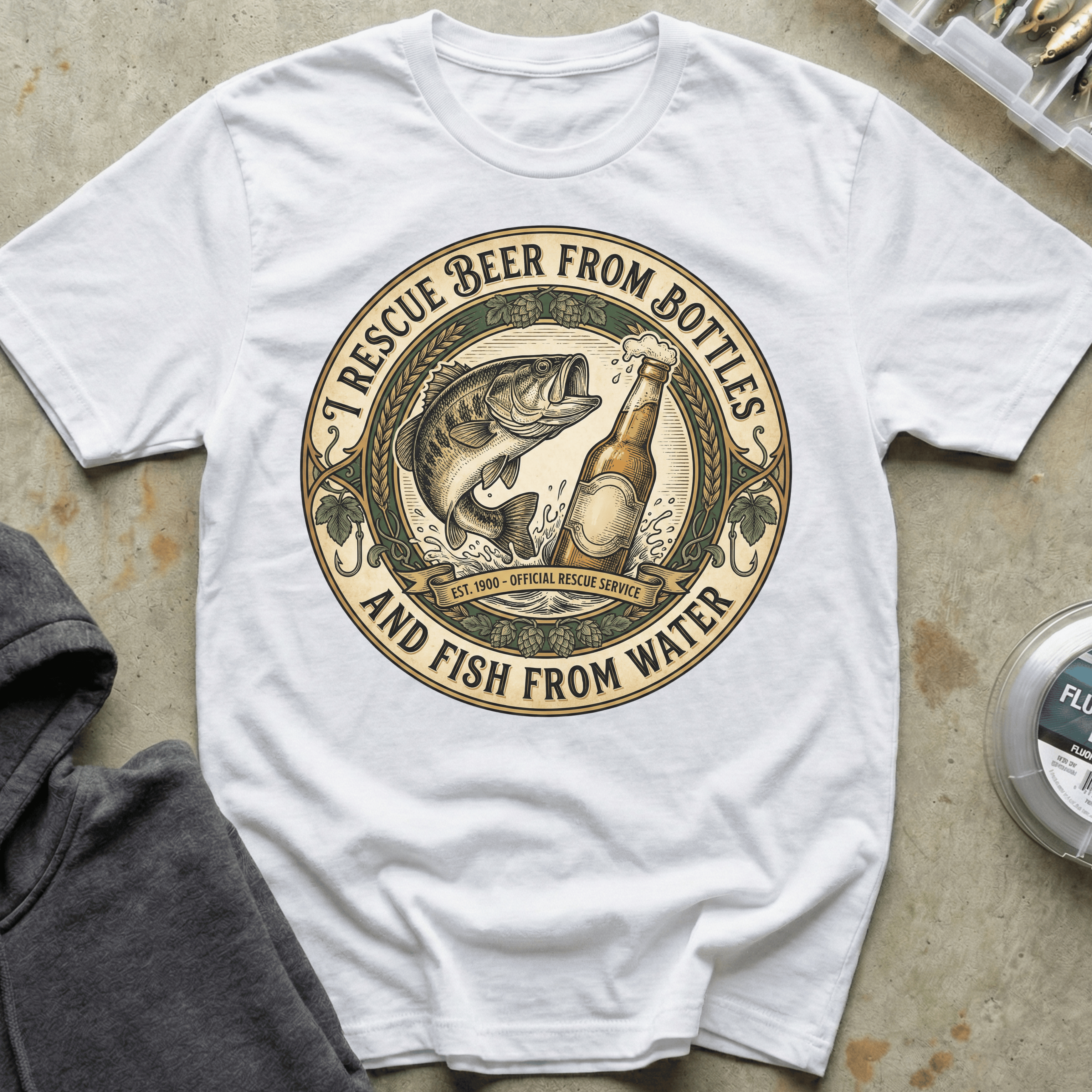 Rescue Beer & Fish IV Tee