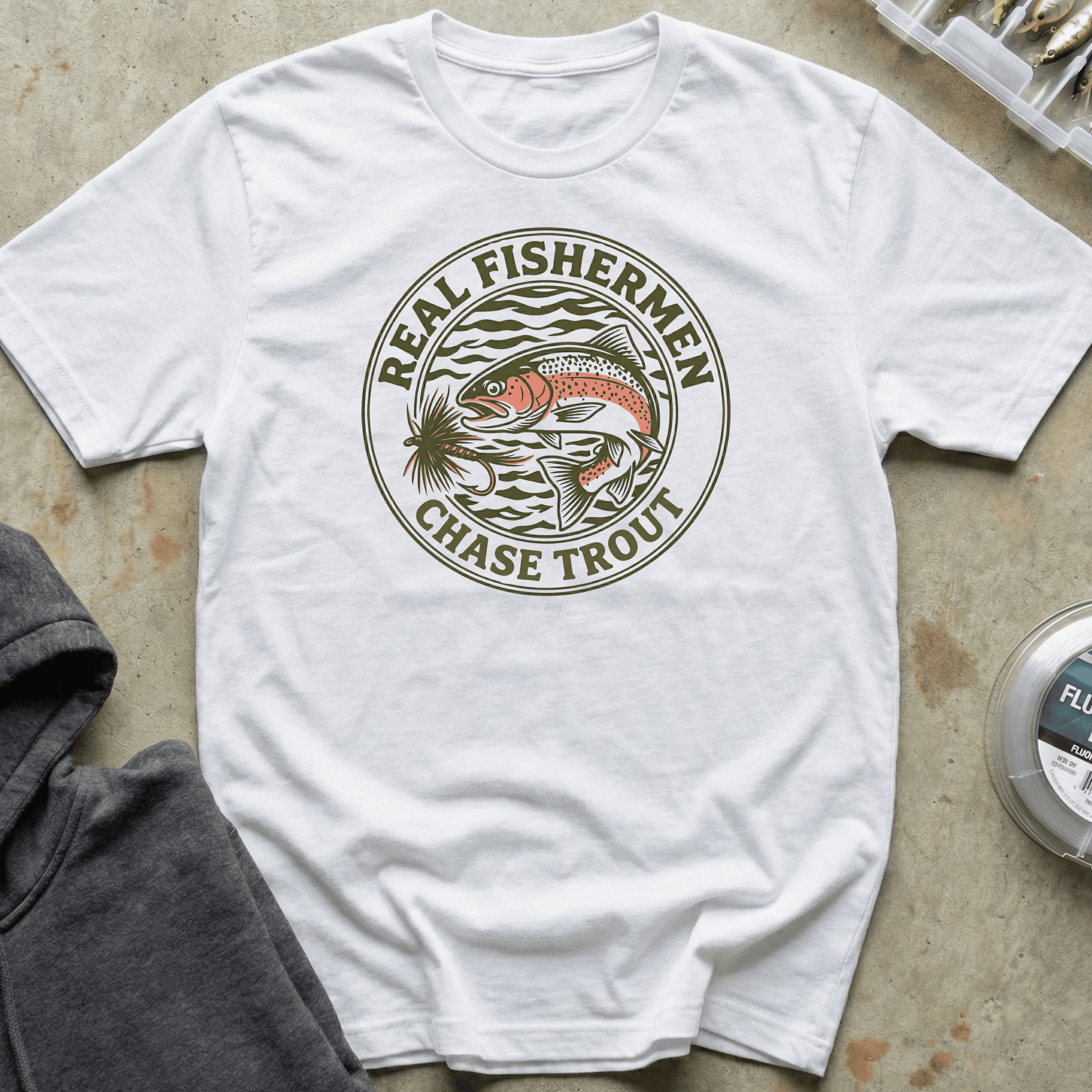 Real Fishermen Chase Trout II Tee