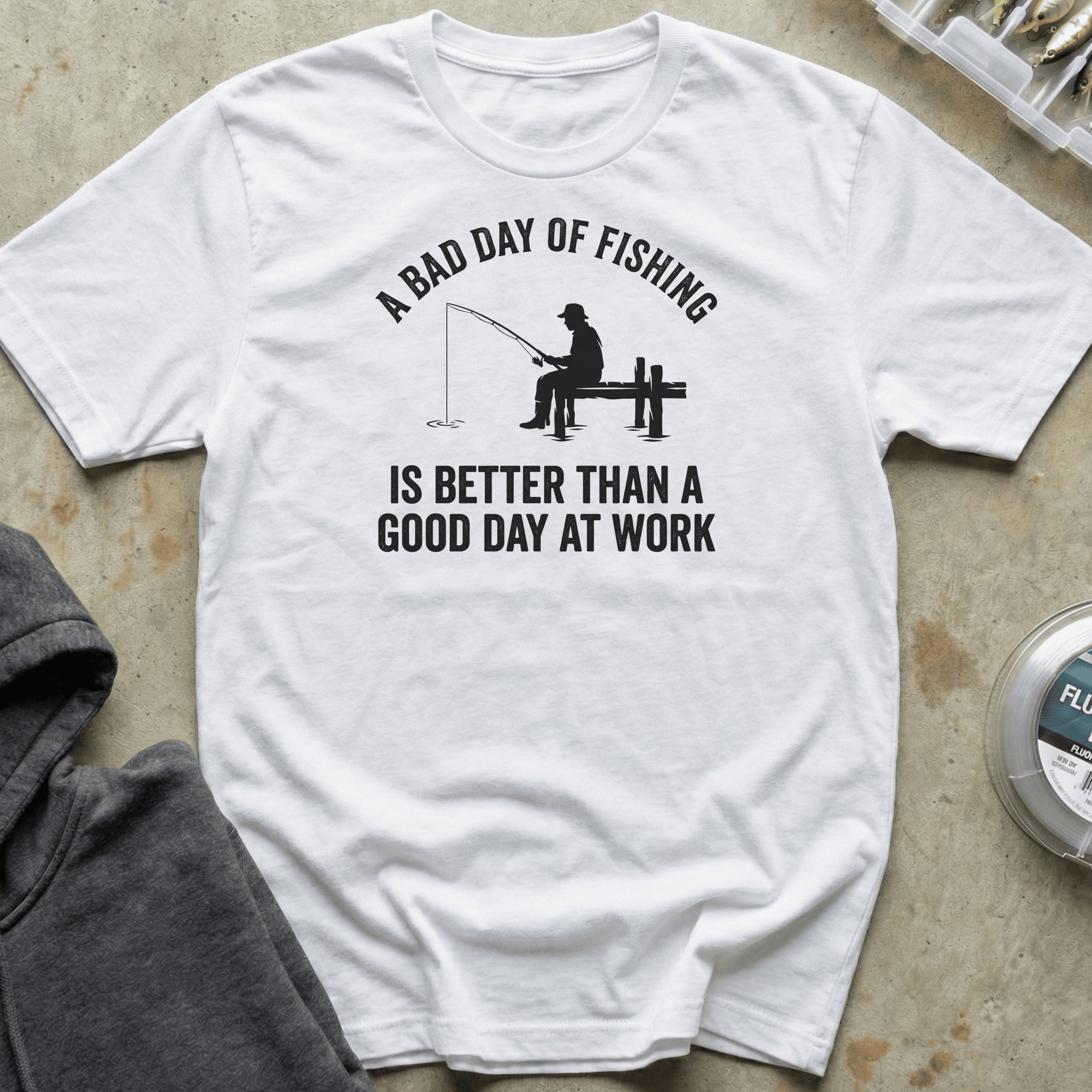 Bad Day Fishing Tee