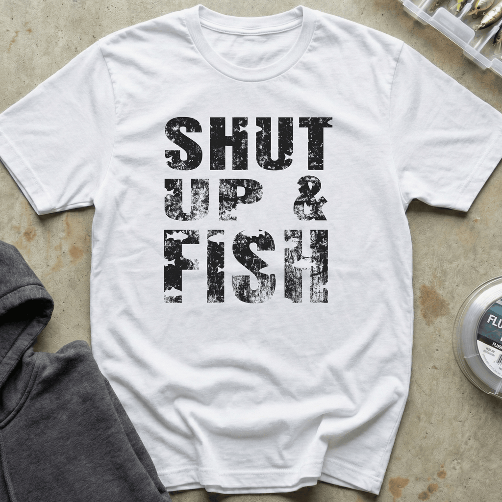 Shut Up and Fish Tee